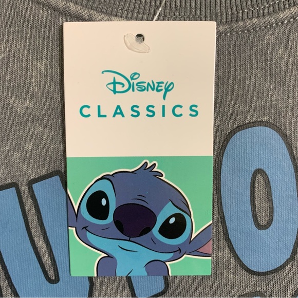 Disney’s Lilo & Stitch Pullover Crewneck Sweatshirt-Size S NWT - Picture 8 of 9